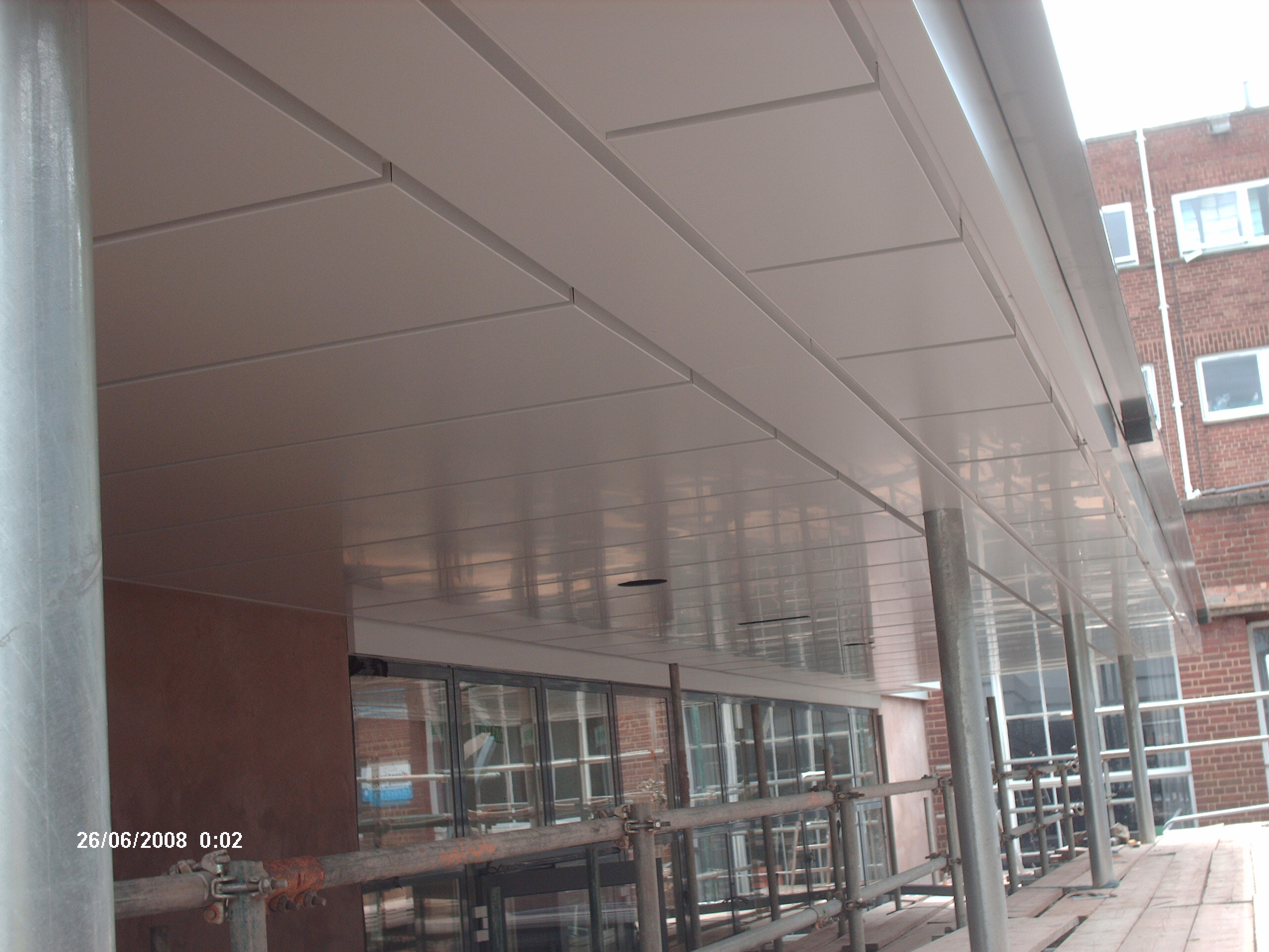 Cladding at Tamworth School